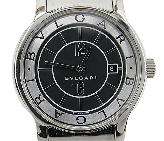 【中古】BVLGARI “ブルガリ” ソロテンポ 29mm ST29S アナログウォッチ レディース ...