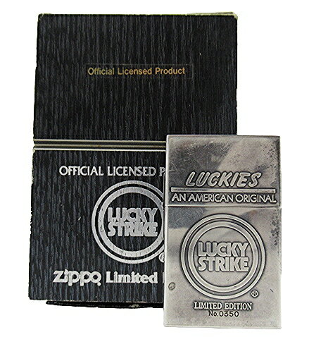 【中古】Zippo “ジッポー” LUCKY STRIKE 1933 REPLICA FIRST RELEASE ラッキーストライク レプリカ ファーストリリース オイルライター シルバー【鹿児島店】