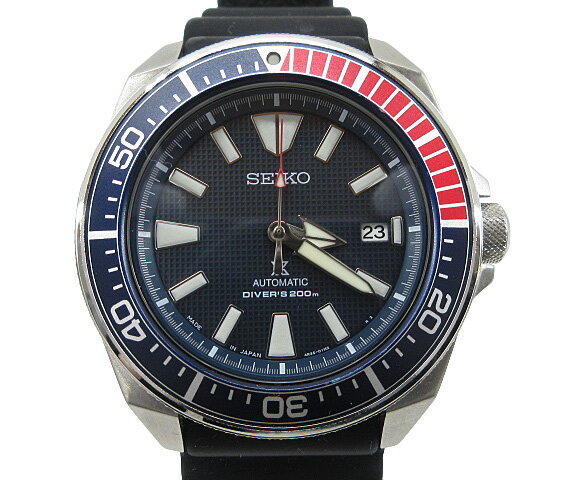 šSEIKO ȥ PROSPEX SAMURAI ץڥå 饤 С塼 ȥޥå ư 괬 ӻ MADE IN JAPAN ǥ SRPB53 4R35-01V0 С ͥӡ֥롼 ֥åڼŹ