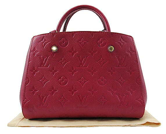 樂天商城 - 【中古】LOUIS VUITTON “ルイヴィトン” モノグラム・アンプラント モンテーニュBB 2WAYショルダー ハンドバッグ クロスボディ 斜め掛け 肩掛け M50617 グレープ【鹿児島店】