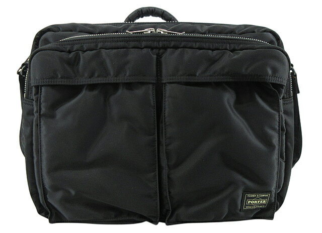 【中古】PORTER “ポーター” SLING BAG W zip XL スリングバッグ ダブルジップ ショルダーバッグ ボディバッグ クロスボディ 斜め掛け 肩掛け 622-15153 ブラック【鹿児島店】