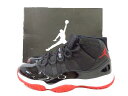 【未使用】NIKE ナイキAIR JORDAN11エアジョーダン11RETRO BRED 378037-01027.0cm スニーカー 靴【加治木店】