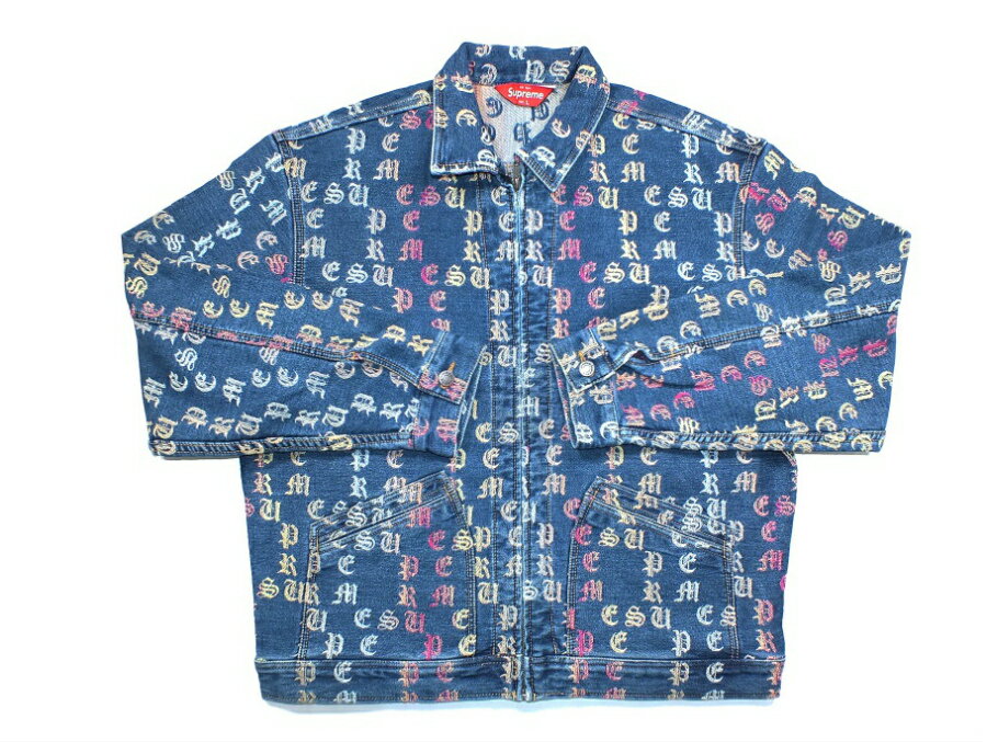 【未使用】Supreme Gradient Jacquard Denim Work Jacket 22SS シュプリーム シュプリーム グラディエント ジャカード デニム ワーク ジャケット 【都城店】