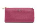 【中古】FURLA L字 ファスナー ロングウォレット