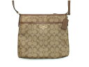 【中古】COACH F29210 ショルダーバッグ "コーチ レディース スクエア シグネチャーロゴ ブラウン"【都城店】