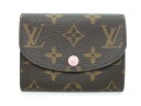 【中古】LOUIS VUITTON M62361 モノグラム ポルトモネ・ロザリ コインケース 