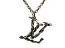 【中古】LOUIS VUITTON LV Snake Pendant Necklace MP2567 