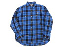 yÁzA BATHING APE COTTON CHECK SHIRT 