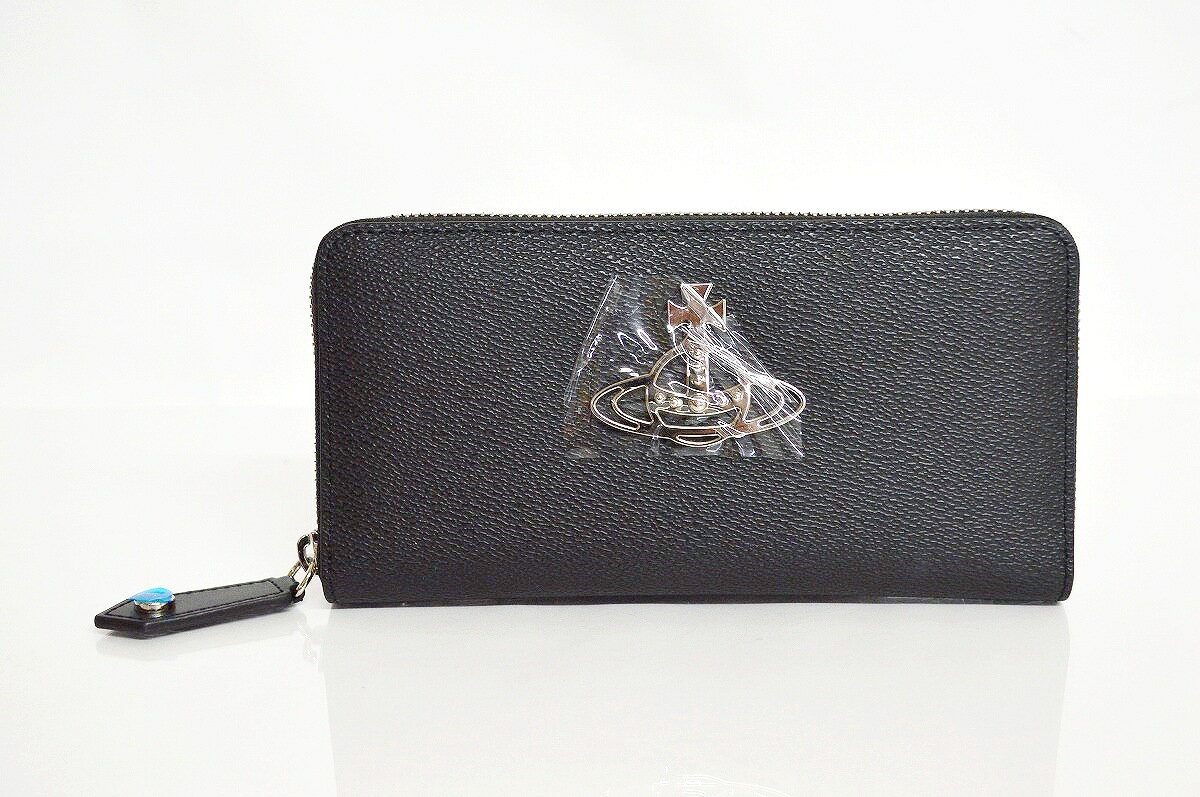 【中古】Vivienne Westwood ANNIE ZIP ROUND WALLET 5105005CU S000R "ヴィヴィアンウエストウッド アニー ラウンドファスナー長財布 レディース"【加納店】