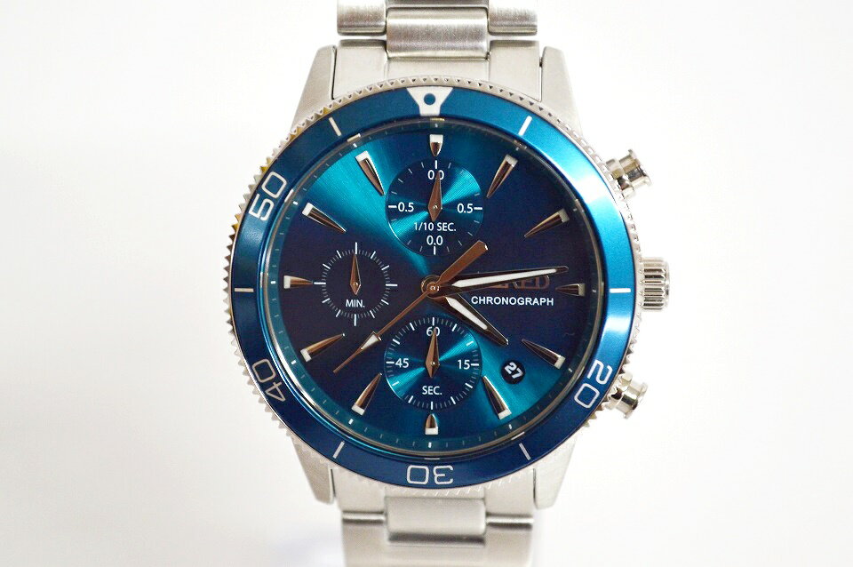 【中古】SEIKO WIRED 腕時計 TOKYO SORA AGAT429 VD57-KKE0 "セイコー ワイアード メンズ ウォッチ"【加納店】