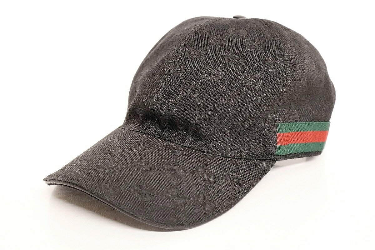 樂天商城 - 【中古】GUCCI GGキャンバス ベースボールキャップ 200035 