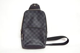 【中古】LOUIS VUITTON ダミエ グラフィット アヴェニュー スリングバッグ N41719 "ルイ・ヴィトン メンズ ボディバッグ"【加納店】