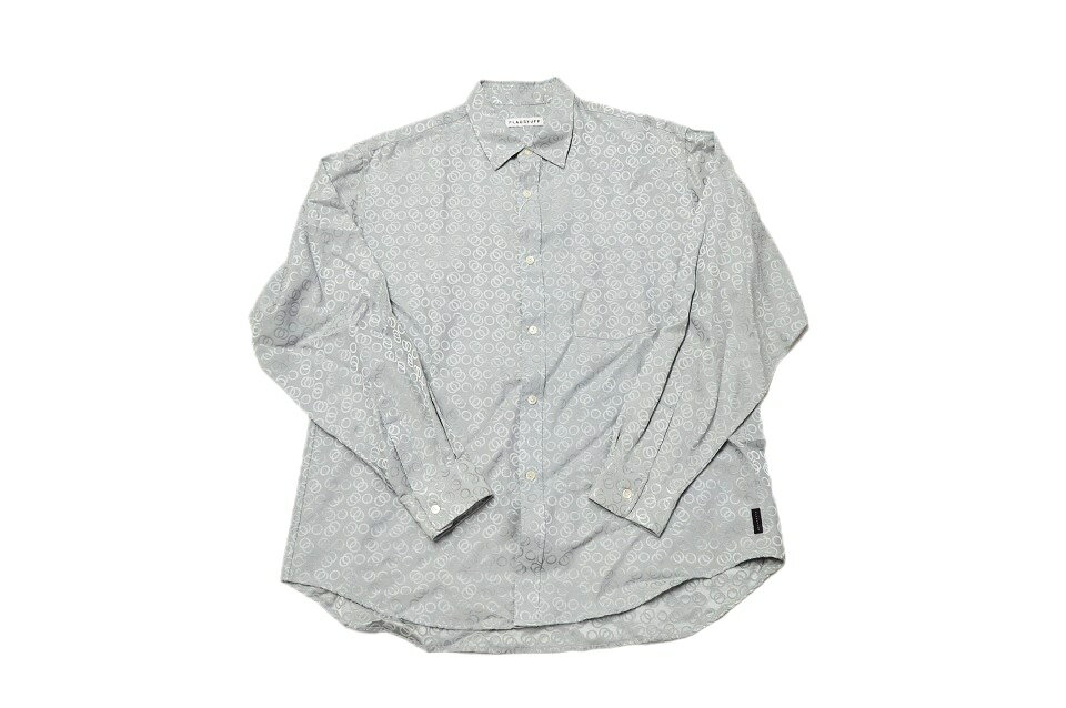 【未使用】F-LAGSTUF-F CIRCLE PATTERN L/S SHIRT FS1076 "フラグスタフ サークル柄 長袖シャツ"【加納店】
