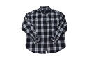 商品名 DESCENDANT CPOC PLAID LS SHIRT サイズ [2](約)着丈：75.5cm 肩幅：55.5cm 身幅：60cm 袖丈：56cm 平置きでの採寸になります。 多少の誤差はご容赦ください。 カラー Navy 素材 コットン100% コンディション 状態：B 中古品につき使用感はございますが、比較的状態良好品です。 店頭併売品となりますので売切れの際はご容赦ください。　