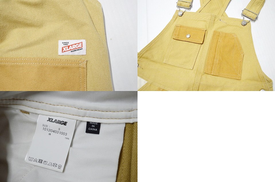 【中古】XLARGE PATCHWORK OVERALL 101204031003 "エクストララージ パッチワーク オーバーオール"【加納店】