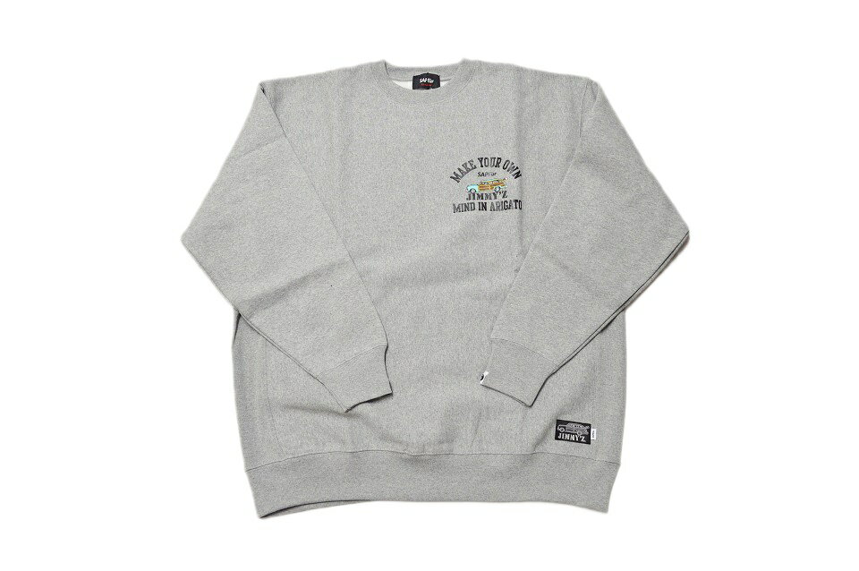 【未使用】SAPEur×JIMMY'Z CREWNECK SWEAT A0022-247 