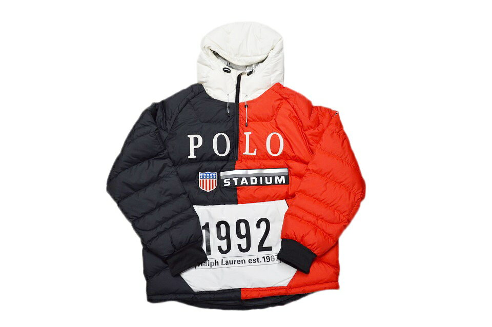 【中古】Polo Ralph Lauren 1992 ウィンタースタジアム プルオーバー ダウンジャケット ポロ ラルフローレン 【加納店】