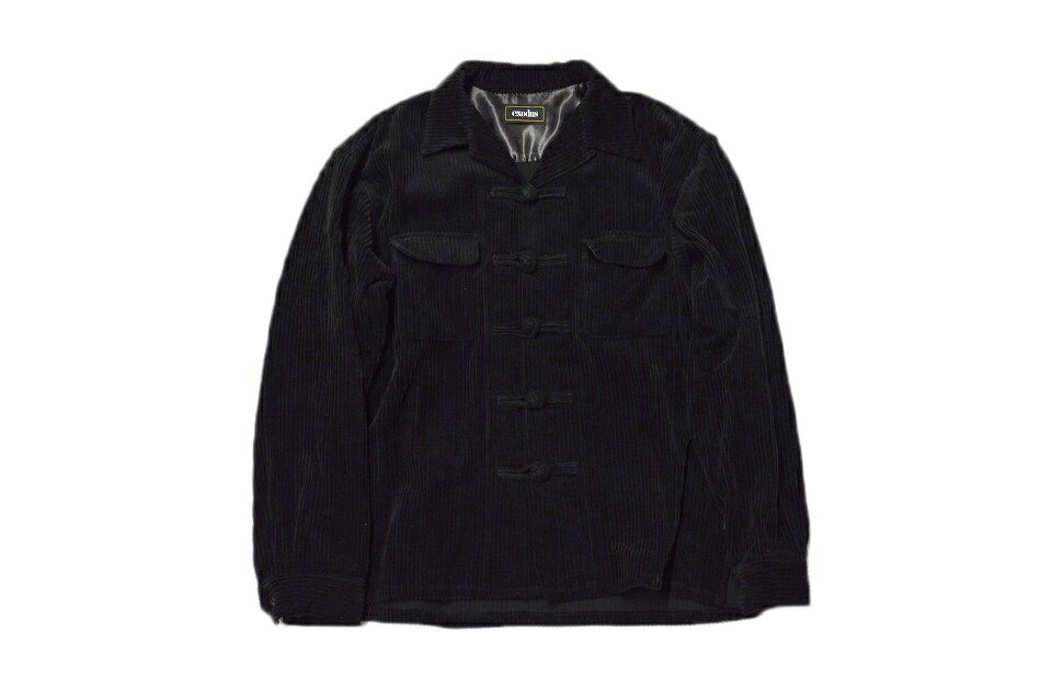 【中古】exodus CHINA OPEN COLLAR SHIRTS TYPE-1 23FW-SH-LS04 