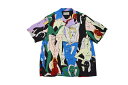 【中古】WACKO MARIA 天国東京百女柄図 HAWAIIAN SHIR