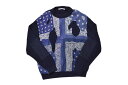 【中古】children of the discordance 7G CRUSH BANDANA PATCHWORK KNIT PULLOVER COTDKN-631 "チルドレンオブザディスコーダンス バンダナ パッチワーク ニットプルオーバー セーター"【加納店】