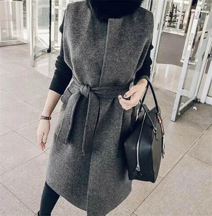 ジレ レディース ロングジレ ロングベスト 秋 冬 ジレジャケット 通勤OL 上着 無地ベスト 上品 定番 大人カジュアル 大きいサイズ ノースリーブ ロング丈スーツベスト アウター トレンチベスト 無地 ジレンチ トップス ゆったり 大人 OL 通勤 春秋 厚手 送料無料