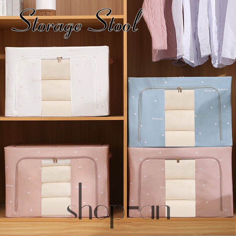 送料無料 衣類 収納ケース 布団収納 収納ボックス ワイヤー入り 衣類収納 衣装収納 収納袋 透明窓付き ..