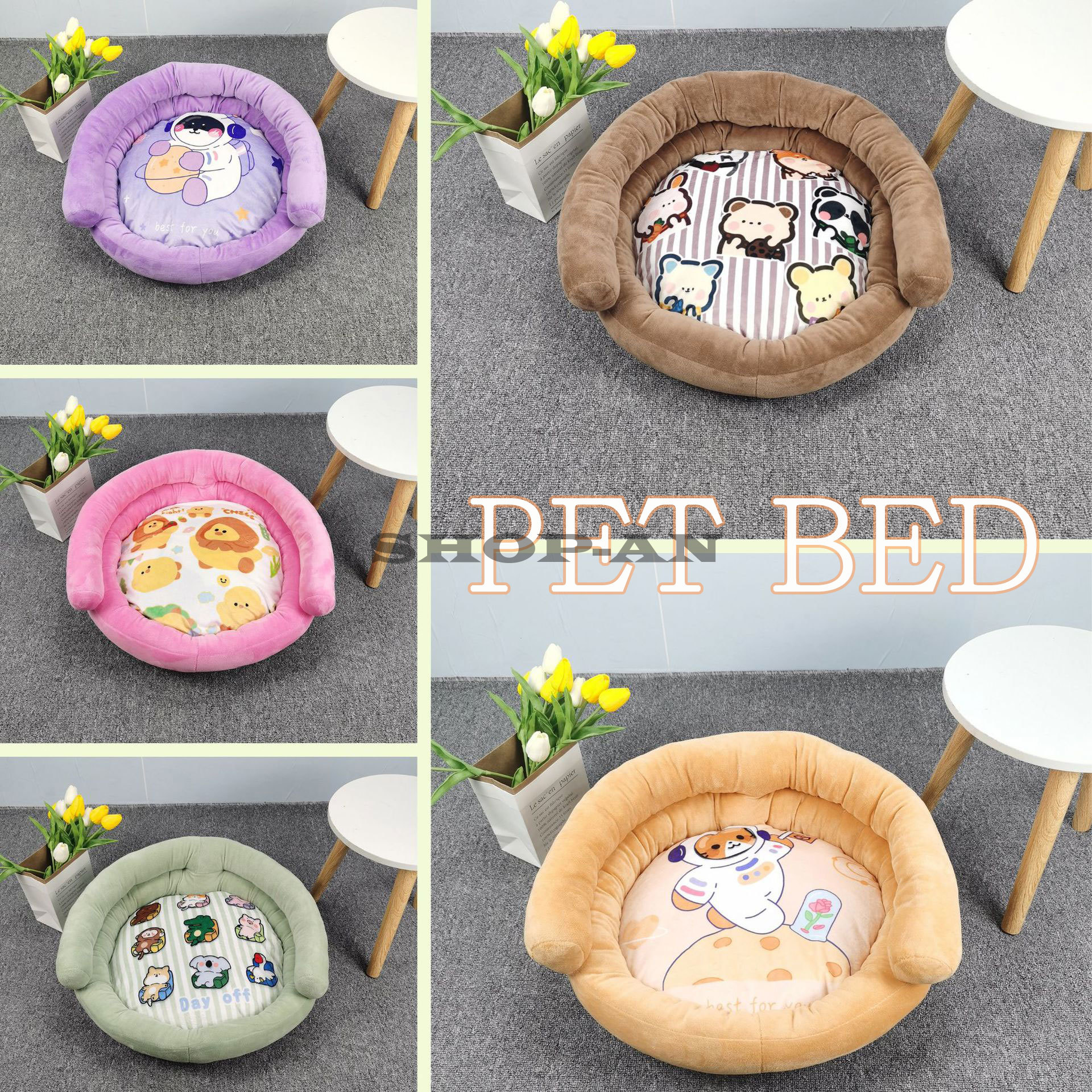 ペット ベッド ペット ソファー 犬 猫 小型犬 中型犬 大型犬 おしゃれ 可愛い ペット用 ペット マット クッション ペット ゆったり ふわふわ 高反発 体圧分散 防寒対策 暖かい 寝床 ぐっすり眠る 犬小屋 犬ハウス オールシーズン 送料無料