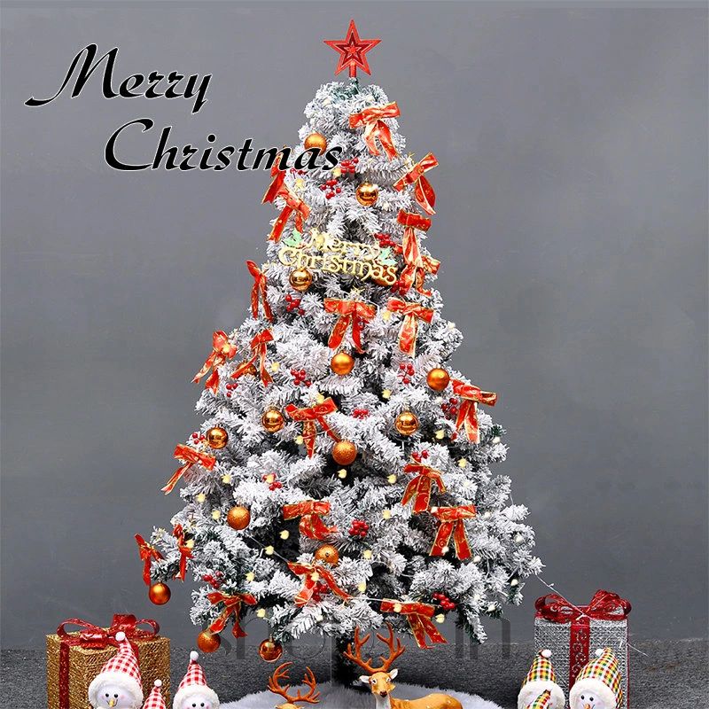 送料無料 クリスマスツリー クリスマスツリーセット ヌードツリー 雪化粧 150cm 180cm 210cm オーナメントセット イルミネーション LED..