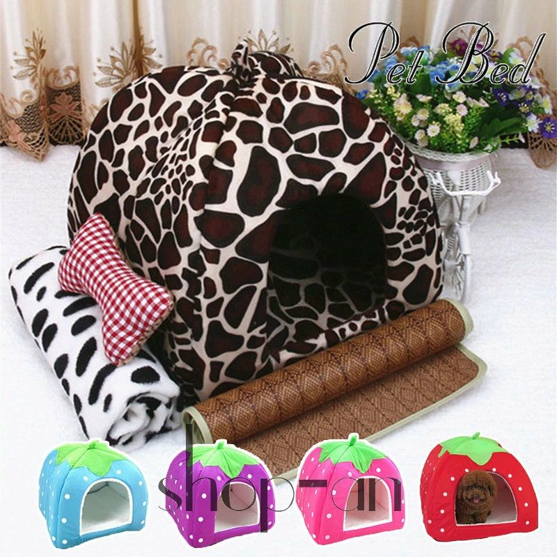 送料無料 ペットハウス 子猫用 子犬用 小型犬用 2way ペット用 ネコハウス 犬小屋 ペットハウス ドーム型 ペットベッド 犬 猫 ソファー イチゴ型 いちご型 苺 ハウス ドーム 室内 かわいい 冬 小動物 フワフワ 室内用 屋内 ペット用ベッド ペットグッズ 単品のみ