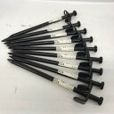 スチールハードウェアペグ 20cm9本セット【中古】アウトドア キャンプ 53OOD200087