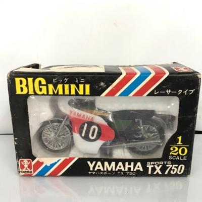 【当時物】BIGmini ヤマハスポーツ TX750 レーサータイプ 1/19【中古】ホビー ミニカー 53H06916160