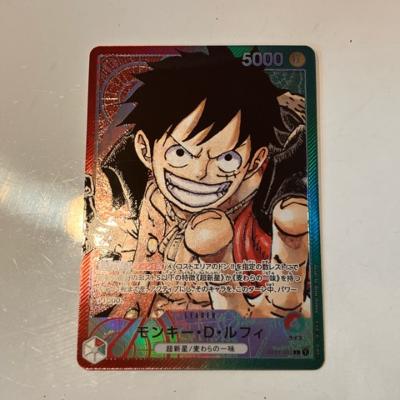 楽天お宝あっとマーケット【中古】ワンピースカード　モンキー・D・ルフィ　OP01-003 Lパラレル【中古】ホビー トレーディングカード トレカ 23T00108600