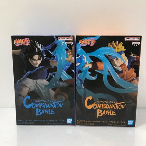 NARUTO-ナルト- COMBINATION BATTLE うずまきナルト うちはサスケ 2点セット【中古】ホビー フィギュア 少年誌 53HASS17717