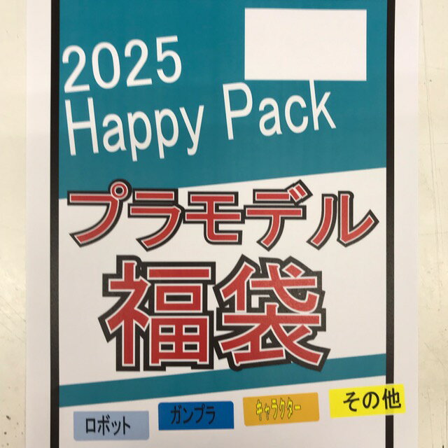 プラモデル福袋2025 ロボット/ガンプラ/キャラクター/その他 ランダム封入【未組立品】ホビー プラモデル・模型 53HSSS17729