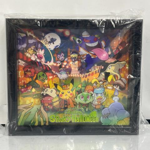 ポケモンセンターオリジナル フレーム付き アクリルアート Paldea Spooky Halloween パルデア ハロウィ..