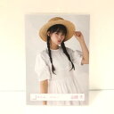 櫻坂46 山崎天 生写真 麦わら帽子コーデ チュウ ※裏汚れあり【中古】アイドル 53ASSS00264