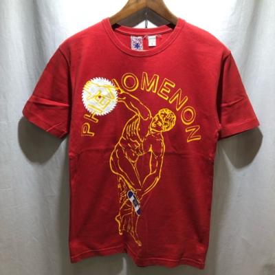 PHENOMENON プリント Tシャツ SIZE:L レッド【中古】 古着 メンズファッション 53FSSS05248 PHENOMENON プリント Tシャツ SIZE:L レッド【中古】 古着 メンズファッション 53FSSS05248