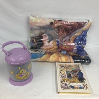 美女と野獣 バスタオル＋ノート/ラプンツェル ライト 3点セット【中古】ホビー グッズ 53HSSS19095