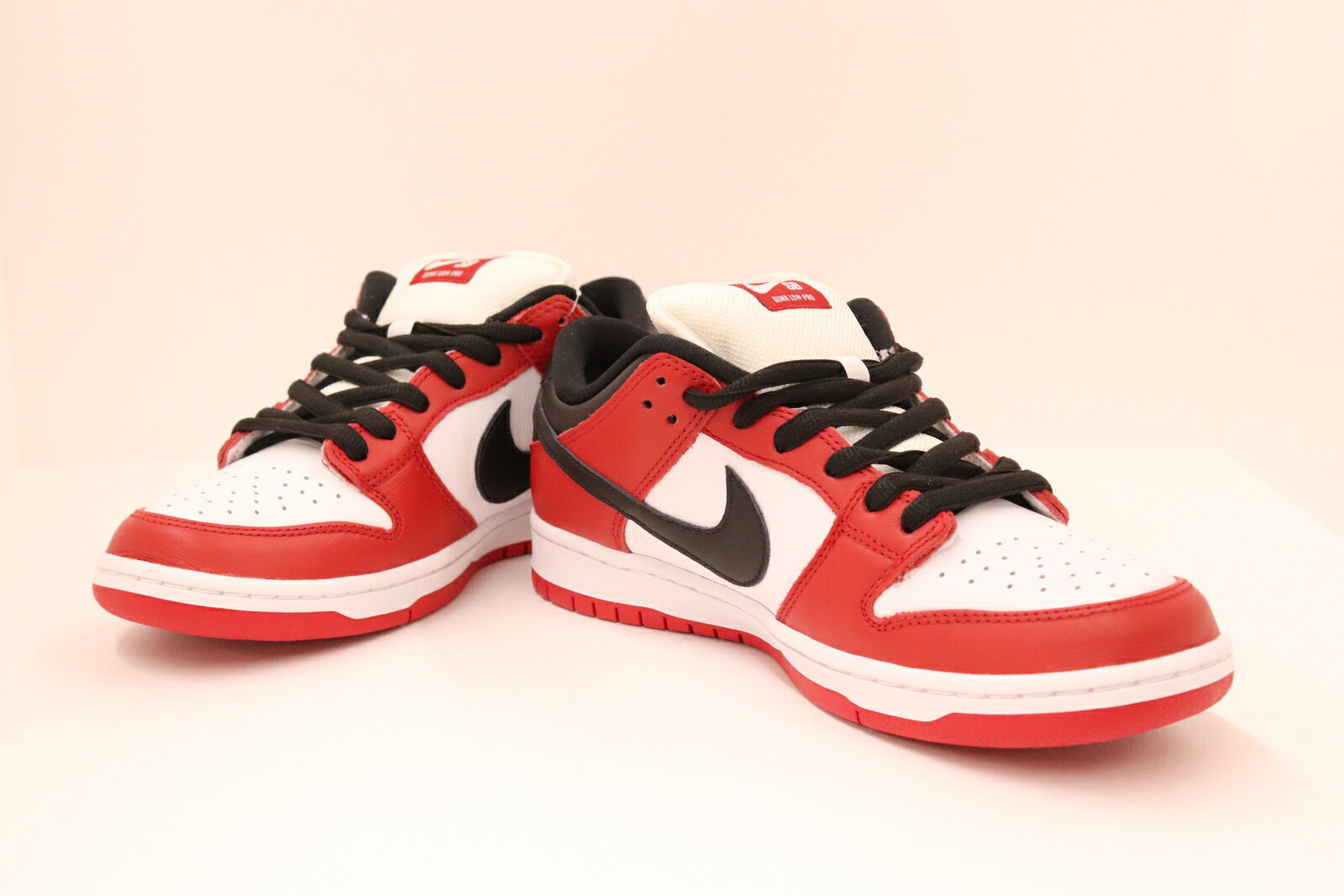 【中古】NIKE SB DUNK LOW PRO/CHICAGO/VARSITY RED/BQ6817 600/28.0cm/RED/BLK/WHT