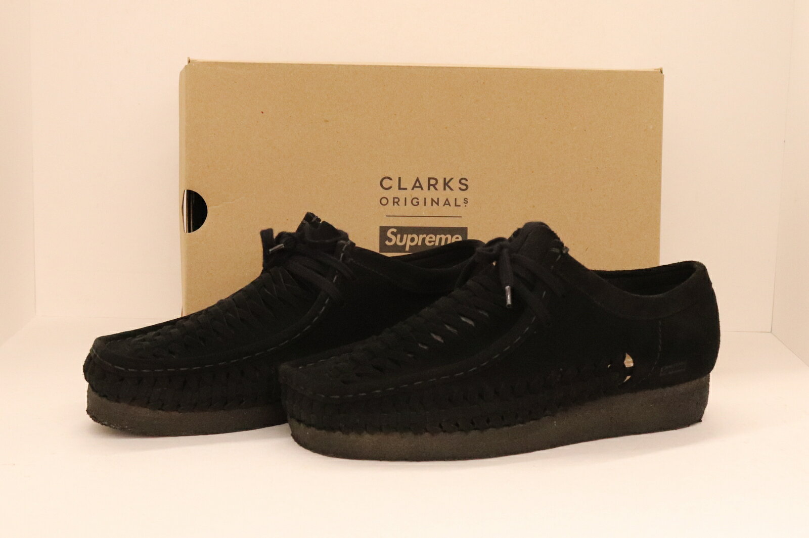 【中古】CLARKS × SUPREMEWALLABEE WEAVE UK9 27.0cm