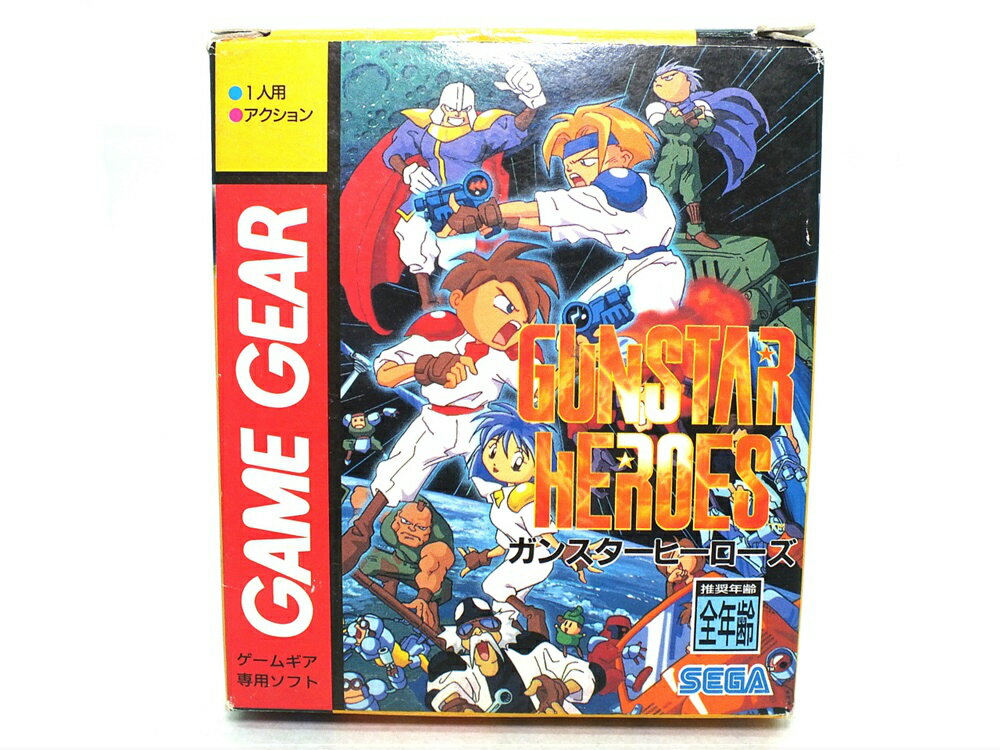 【中古】GGソフト ガンスターヒーローズ "ゲームギア"【都城店】