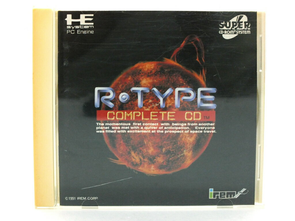 【中古】PCエンジンソフト R TYPE COMPLETE CD アールタイプ コンプリートCD (スーパーCD-ROM2)【都城店】