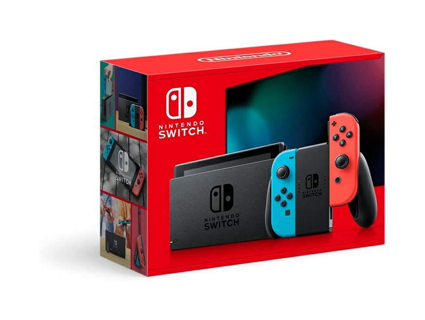 【新品】Nintendo Switch Joy-Con(L) ネオンブルー/(R) ネオンレッド (新パッケージ版) 