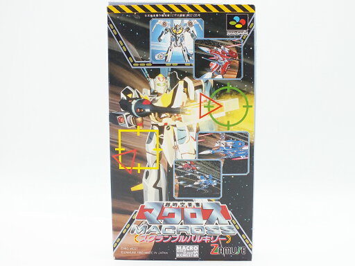 【中古】【箱・説明書有】 SFCソフト 超時空要塞マクロス スクランブルバルキリー "スーパーファミコン"【都城店】