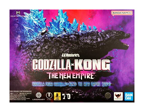 【未開封】S.H.モンスターアーツ GODZILLA FROM GODZILLA x KONG: THE NEW EMPIRE (2024) ゴジラxコング 新たなる帝国 約160mm PVC製 塗装済み可動フィギュア 【都城店】