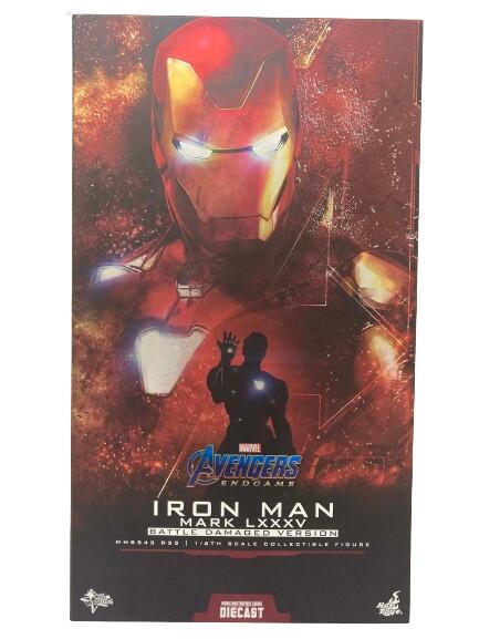 【中古】ムービー・マスターピースDIECAST アベンジャーズ/エンドゲーム アイアンマン・マーク85(バトルダメージ版) 1/6アクションフィギュア 