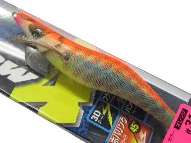 【未使用】※パッケージにスレ・傷みあり※OWNER オーナーED-3.0 Draw4(ドローフォー)3.0号（15g）カラー：31 オレンジ/チェックマーブルエギ 餌木 ルアー 釣具【鹿児島店】