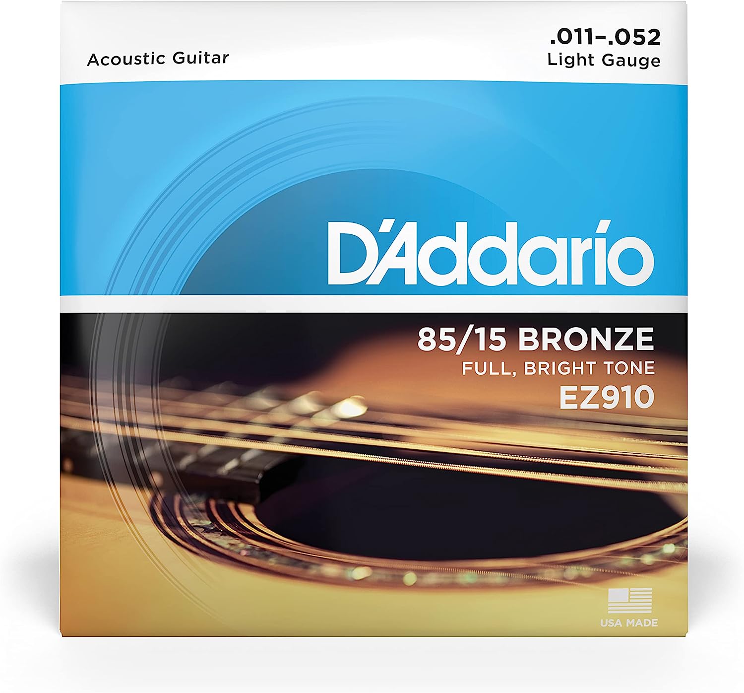 商品名 【未開封】 D'Addario ダダリオ 85/15 BRONZE FULL, BRIGHT TONE .011-.052 EZ910 アコースティックギター弦 【加治木店】 メーカー D'Addario ダダリオ N "未開封品です。 パッケージにスレがございます、 店頭併売品となりますので、売り切れの際はご容赦下さい。" JANコード 019954123086 注意事項 ご使用のPC環境によって、実物とは色味が異なる場合があります。 【商品管理について】・店頭並行販売の為欠品キャンセルになる場合がございます。・取扱時には細心の注意を払っておりますが、店頭展示品となりますので、汚れ・些細な傷等つく場合が御座います。上記を予めご理解頂きますようお願い申し上げます。　