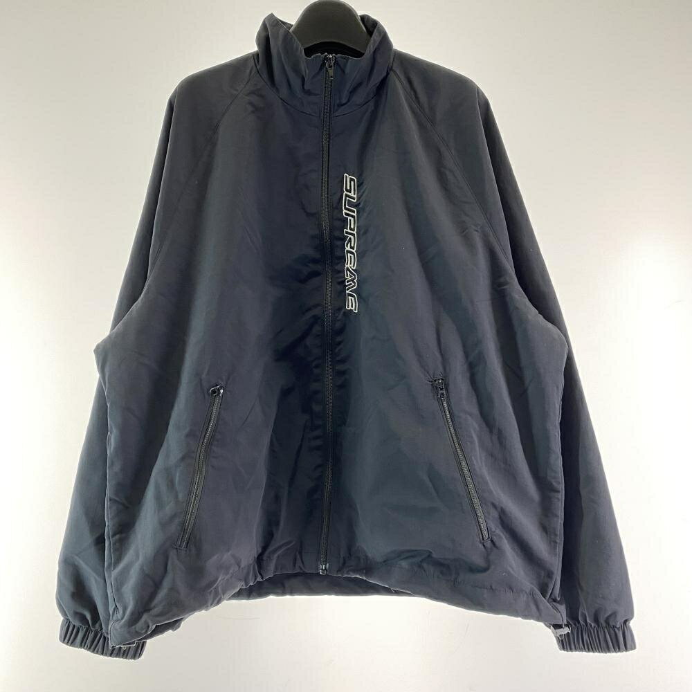 【中古】Supreme 25SS Contrast Zip Track Jacket ブラック サイズS シュプリーム コントラストジップ ..