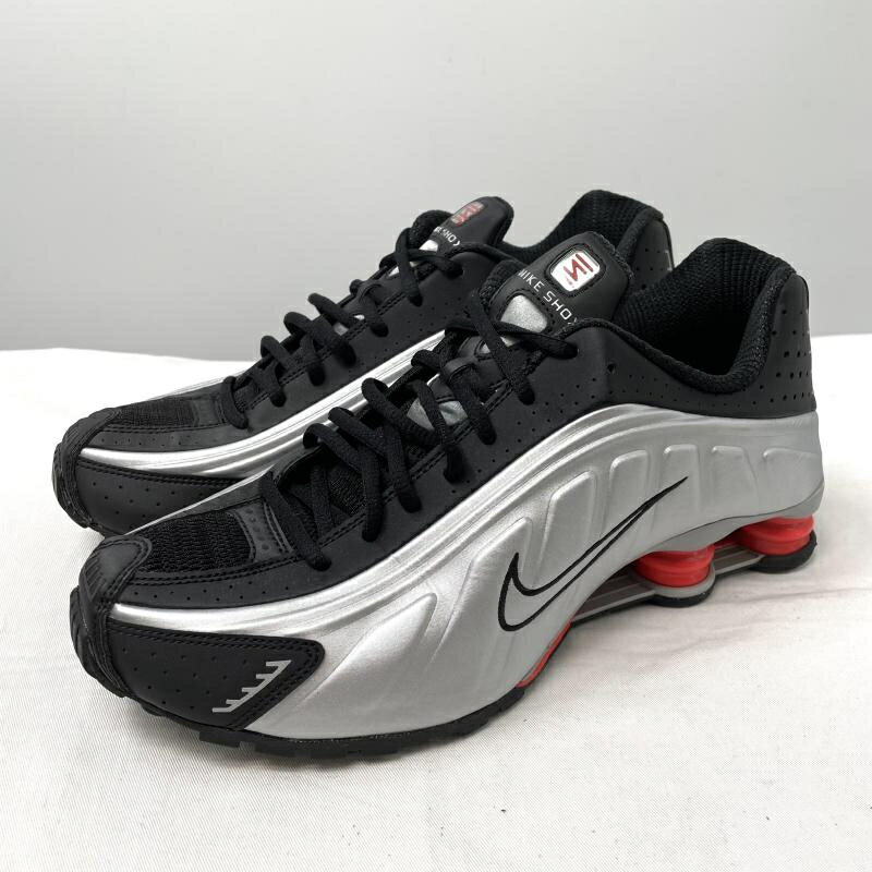 NIKE SHOX R4 METALLIC SILVER/METALLIC SILVER-BLACK 27.5cm HQ1988-002 スニーカー ナイキ ショックス[17]